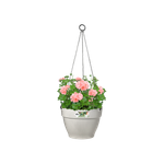 vibia campana hanging basket 26cm silky white
